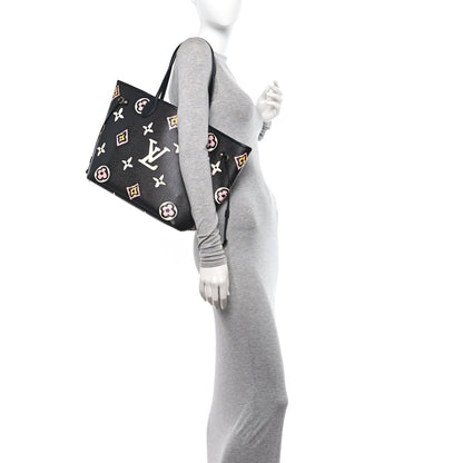 Louis Vuitton Monogram Giant Wild at Heart Neverfull MM Black 3 of 10