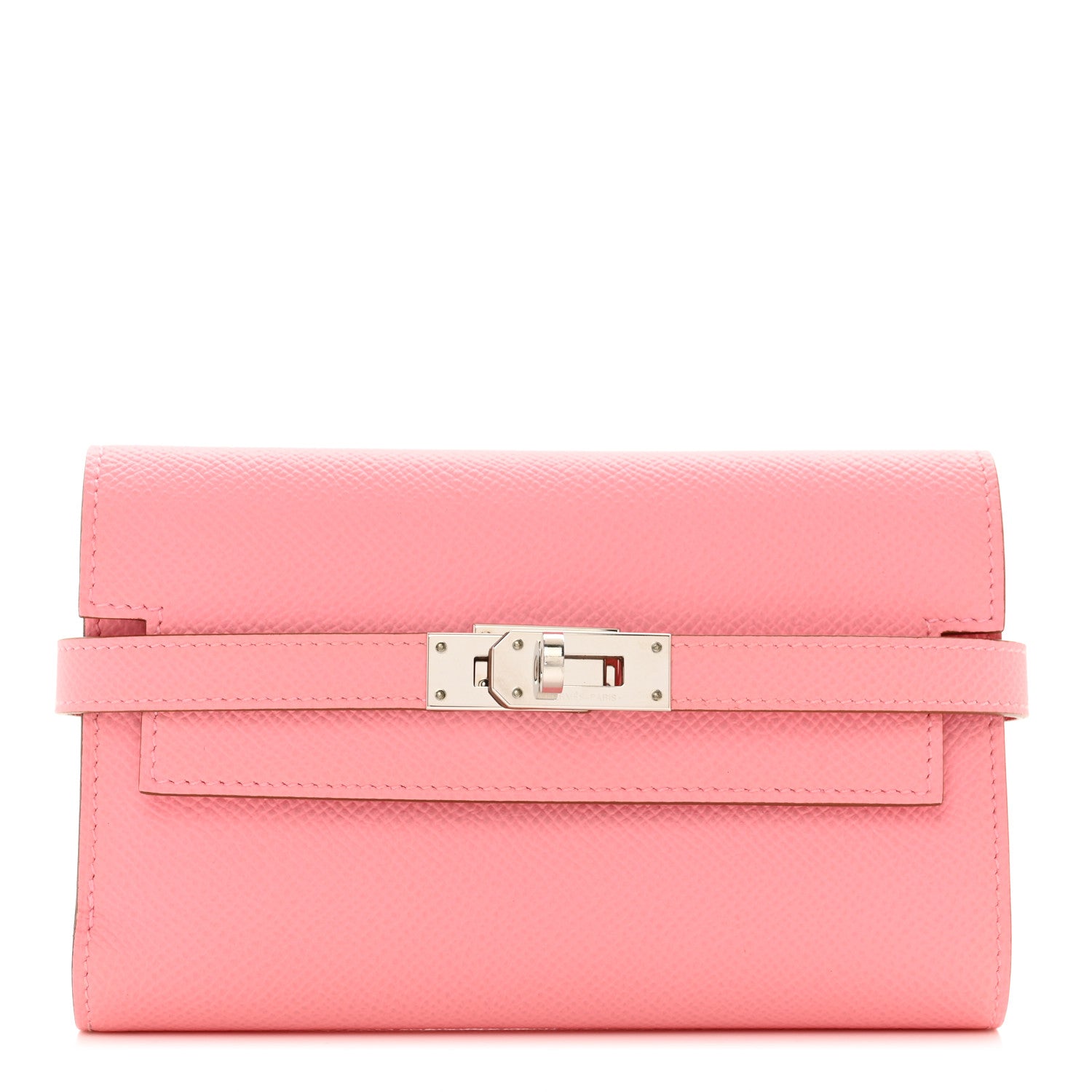 Hermes Epsom Medium Kelly Wallet Rose Confetti 1 of 8