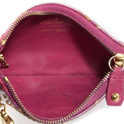 Louis Vuitton Monogram Charms Key Pouch Fuchsia 5 of 7