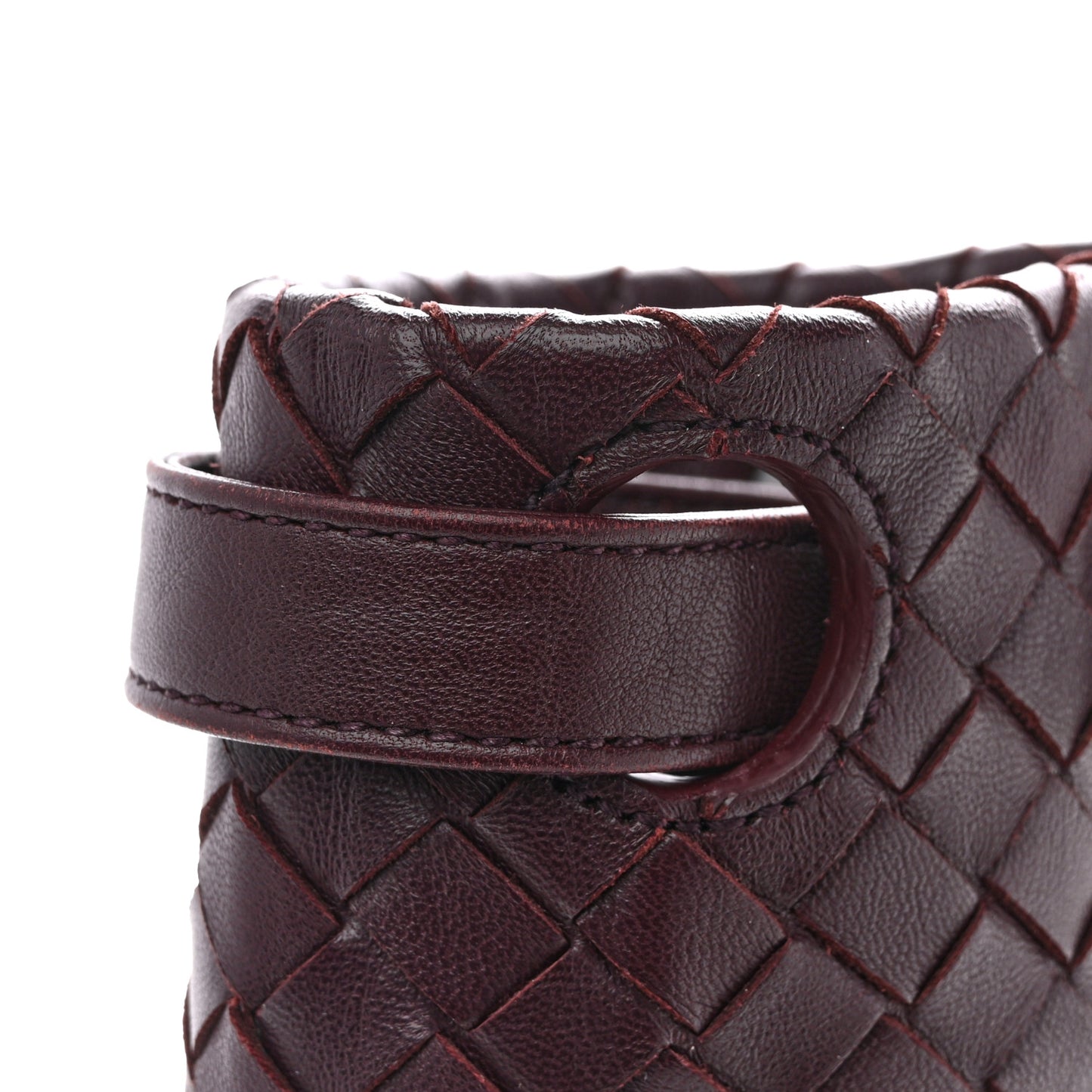 Nappa Intrecciato Bella Tote Aubergine