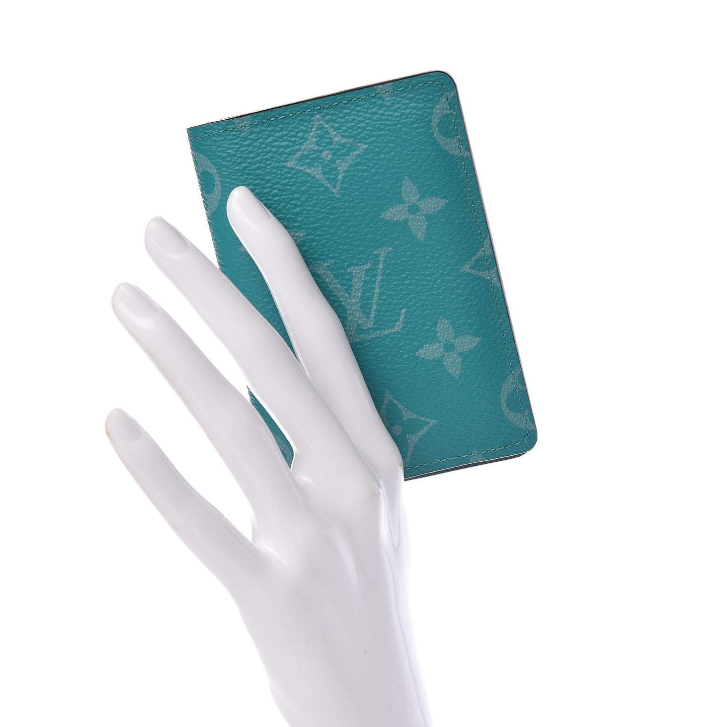 Monogram Pocket Organizer Green