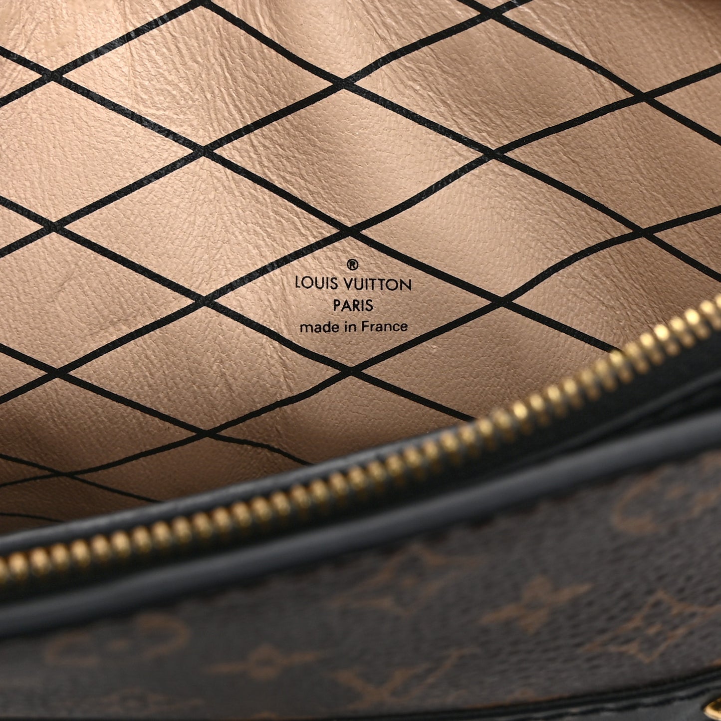 Reverse Monogram Trunk Clutch