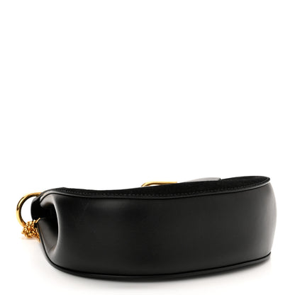 Chloe Suede Smooth Calfskin Drew Shoulder Bag Black 3 of 10
