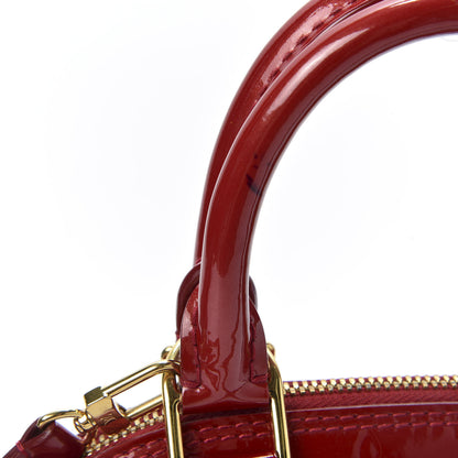 Louis Vuitton Vernis Alma BB Pomme D'Amour 9 of 11
