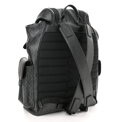 Christian Dior Canvas CD Diamond Hit The Road Backpack Black 3 of 10