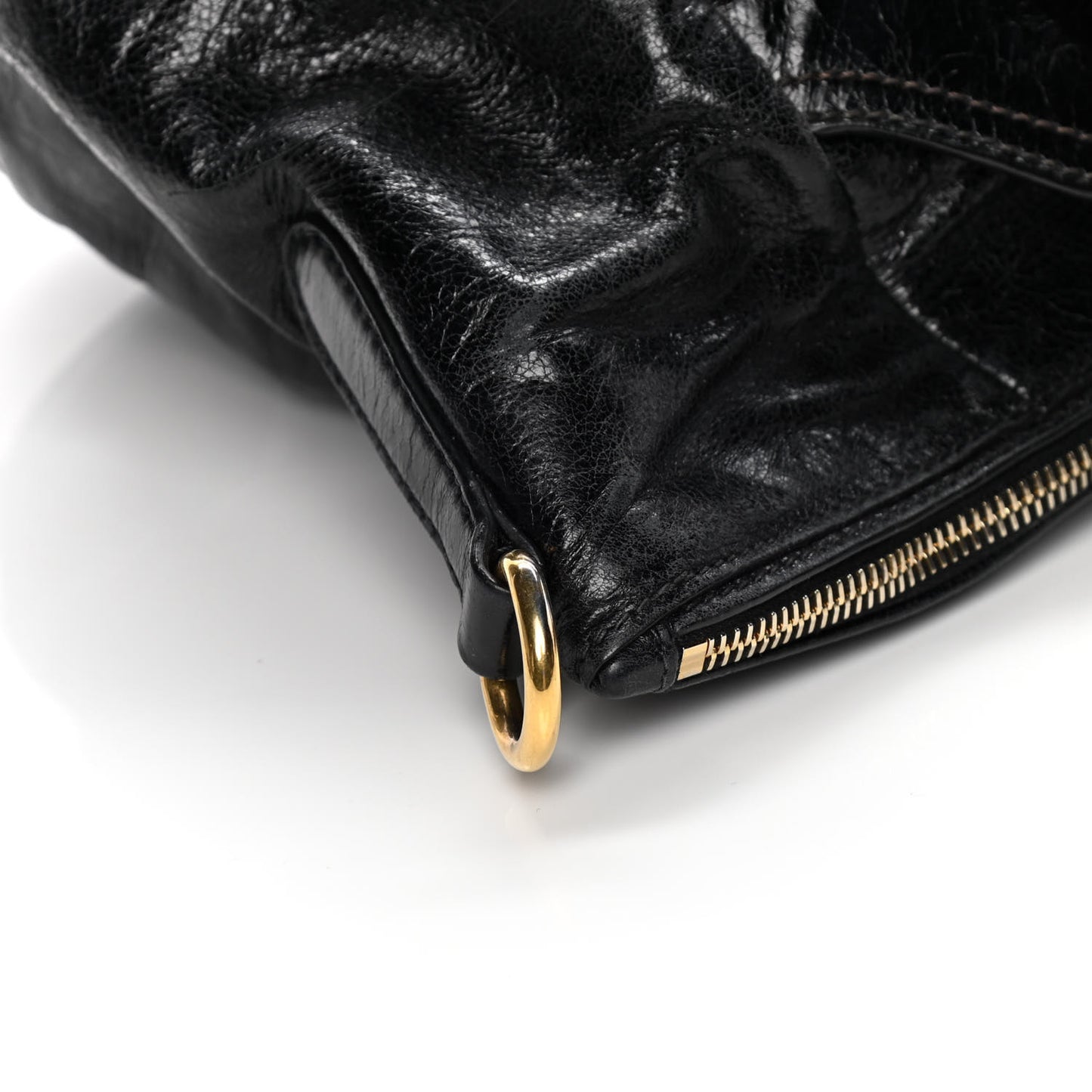 Vitello Shine Tote Black