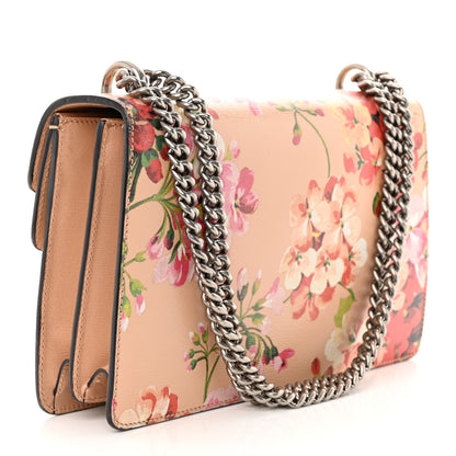 Gucci Calfskin Blooms Print Small Dionysus Shoulder Bag Pink Apricot Multicolor 3 of 10