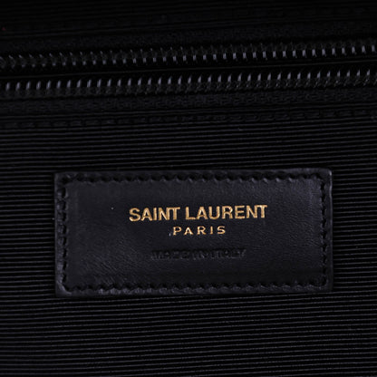 Saint Laurent Calfskin Star Print Hunting Backpack Black White 7 of 8