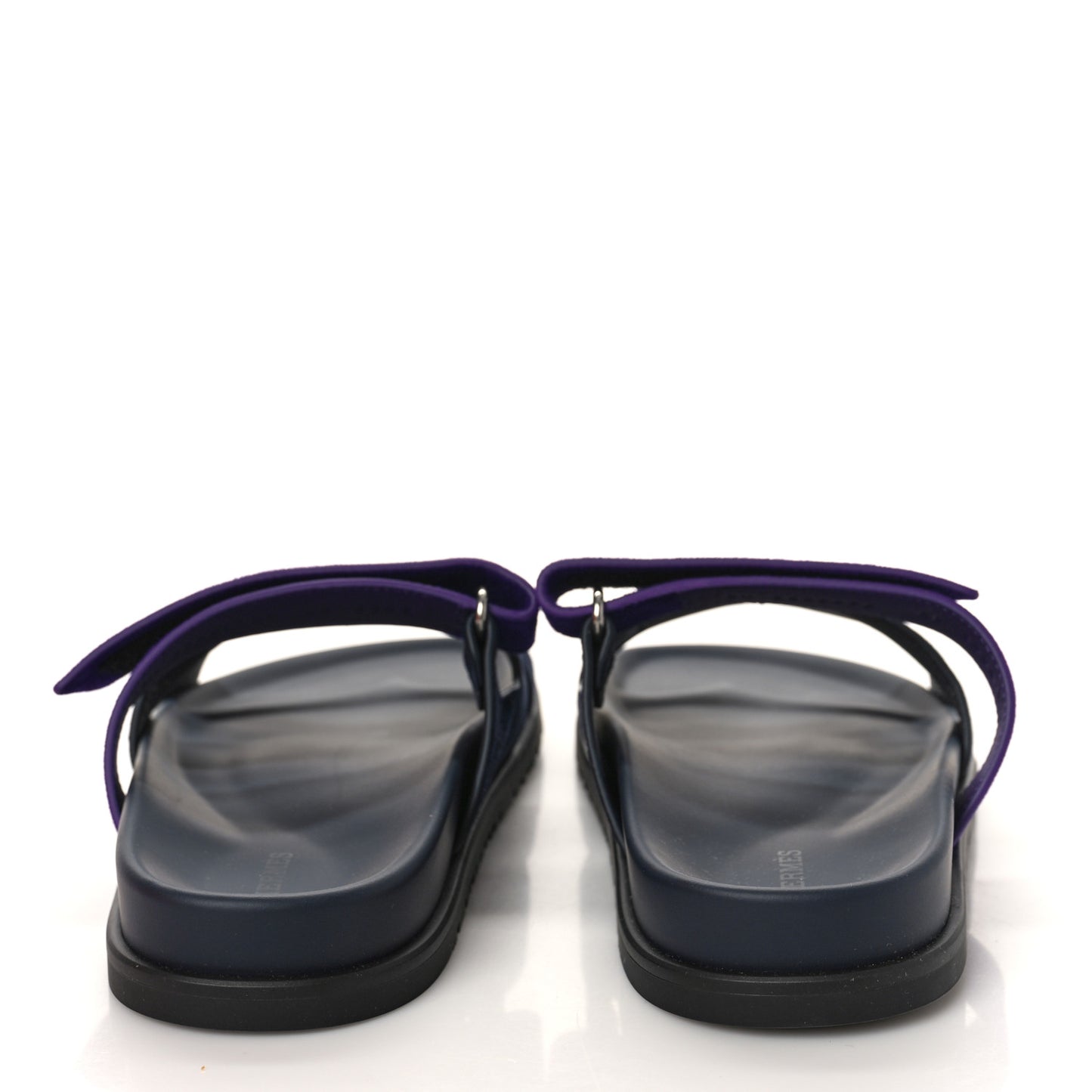 Suede Goatskin Womens Chypre Sandals 40 Marine Violet Majorette