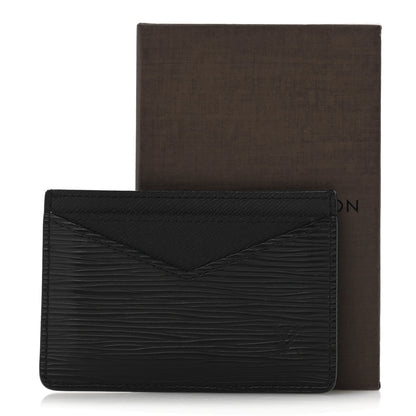 Louis Vuitton Epi Neo Porte-Cartes Card Holder Black 11 of 11