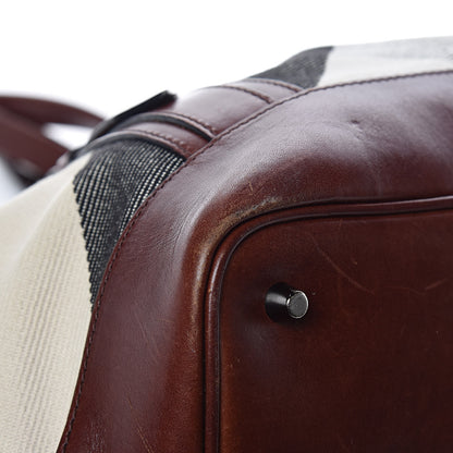 Burberry Canvas Mega Check Lowry Brown 18 of 20
