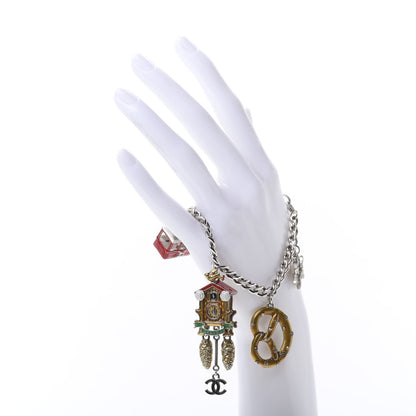 Chanel Enamel CC Paris Salzburg Charm Bracelet 2 of 7