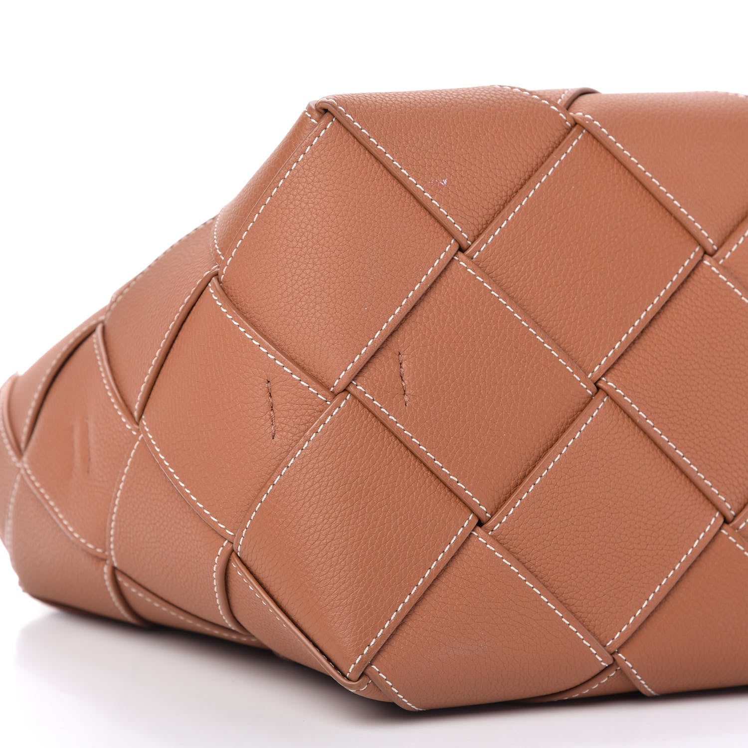 Loewe Soft Grained Calfskin Woven Basket Bag Tan 6 of 10
