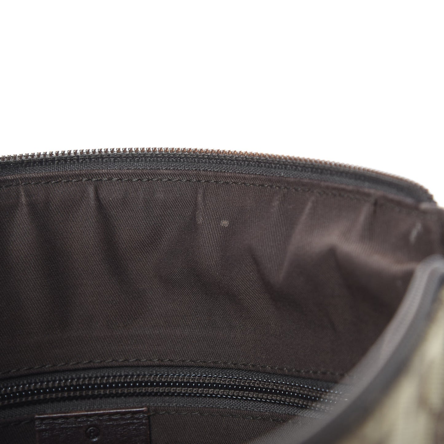 Monogram Calfskin Perforated Medium Flat Messenger Bag Dark Brown