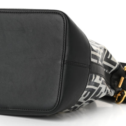 Fendi TPU FF Vitello Grace F is Fendi Grande Mon Tresor Bucket Bag Black 10 of 11