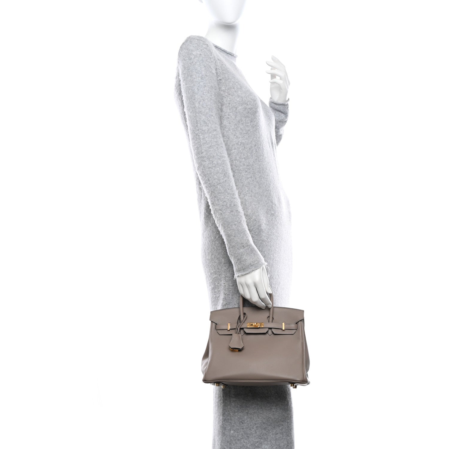 Hermes Swift Birkin 25 Gris Asphalte 2 of 10