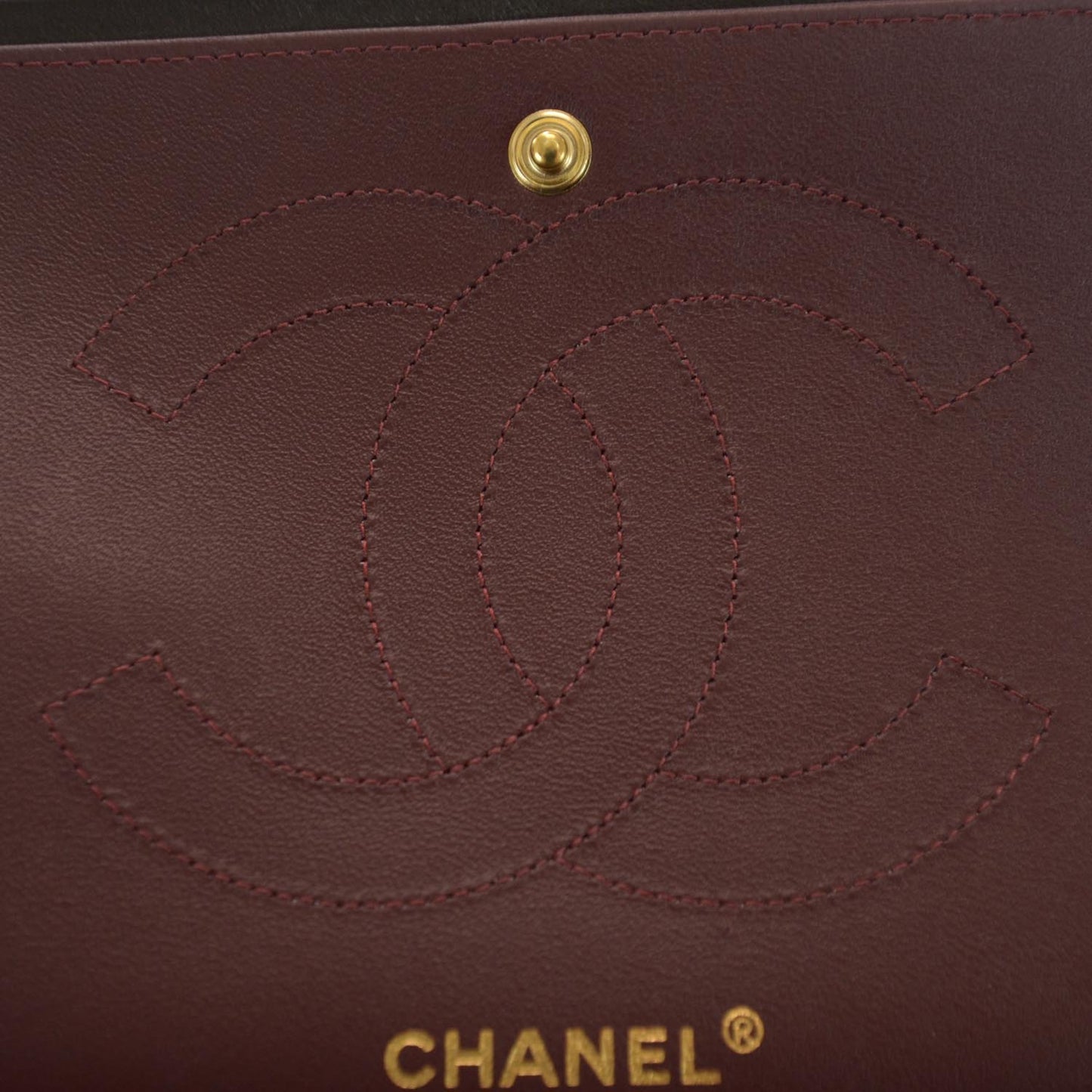 Lambskin Jumbo Double Flap Black