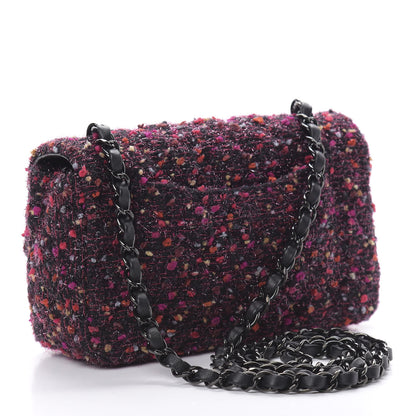 Chanel Tweed Quilted Mini Rectangular Flap 3 of 11