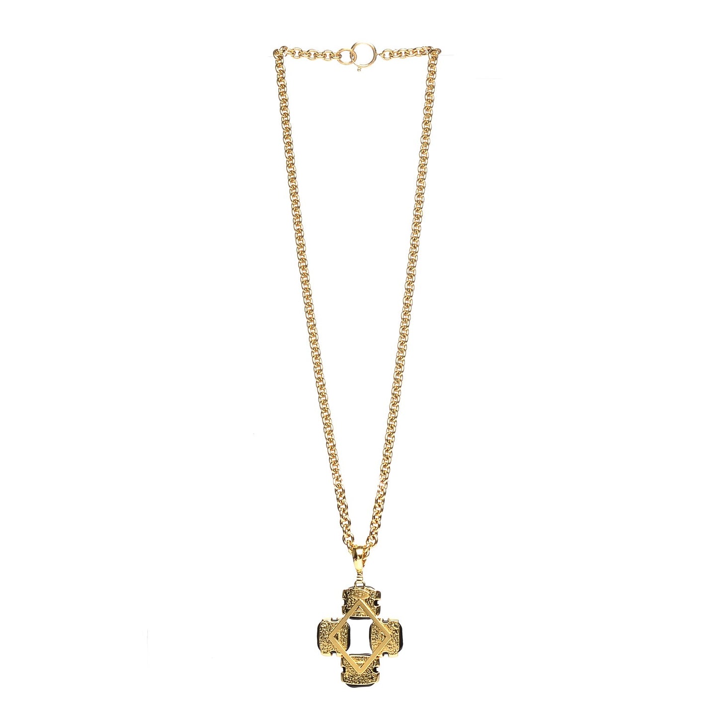 CC Necklace Gold Black