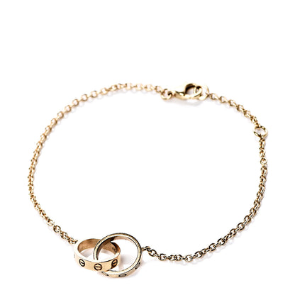 Cartier 18K Yellow Gold Interlocking LOVE Bracelet 1 of 6