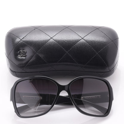 Chanel CC Sunglasses 1345 Black 8 of 8