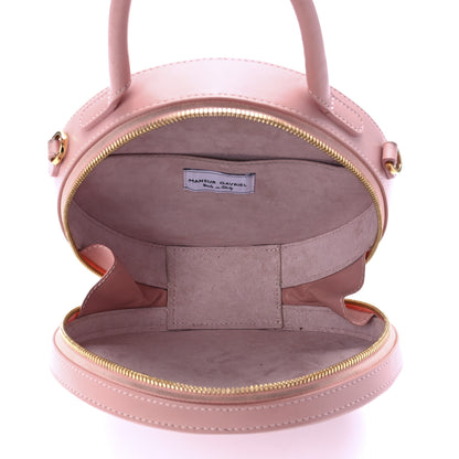 Mansur Gavriel Calfskin Circle Crossbody Bag Light Pink 5 of 12