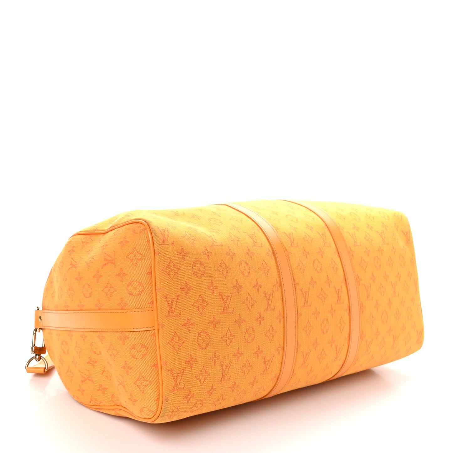 Denim Monogram Keepall Bandouliere 50 Ocre
