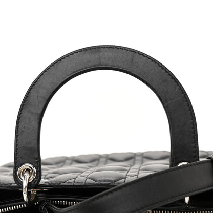 Christian Dior Lambskin Cannage Large Lady Dior Black 9 of 9
