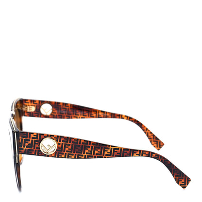 Fendi Acetate F is Fendi 51mm Cat Eye Sunglasses FF 0359/S Tortoise Camouflage 3 of 6