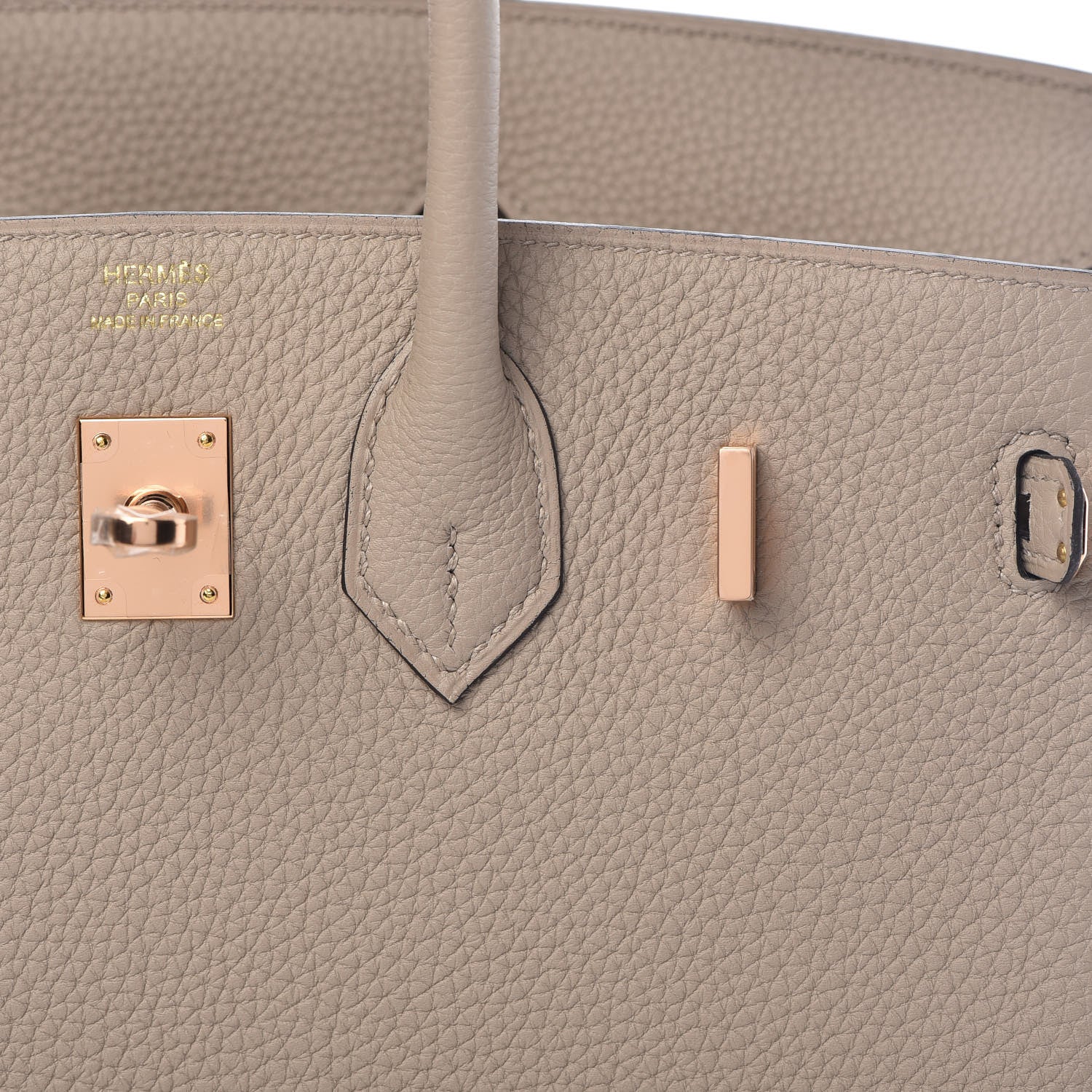 Hermes Togo Birkin 25 Gris Tourterelle 25 of 38