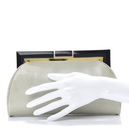 Judith Leiber Karung Snakeskin Clutch 3 of 8