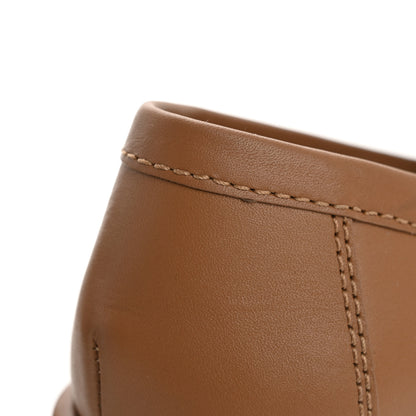 Chanel Calfskin CC Platform Loafers 38 Beige 13 of 15