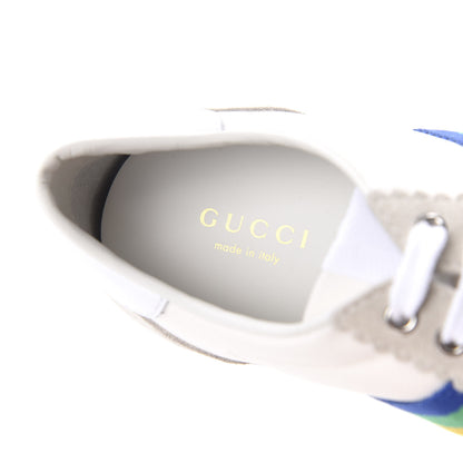 Gucci Suede Rainbow Womens G74 Sneakers 35 White 7 of 9