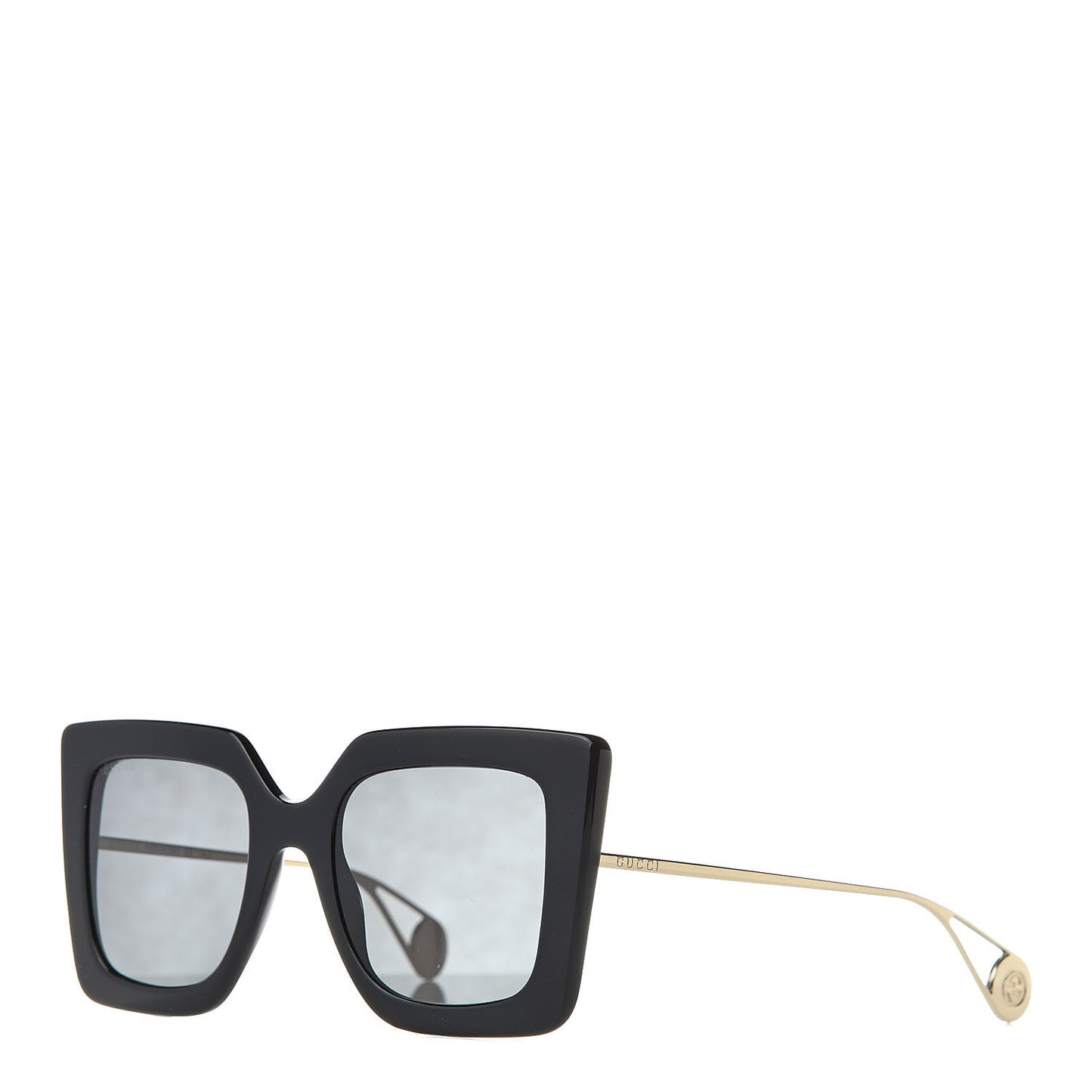 Acetate Oversize Square Frame GG0435S Sunglasses Black