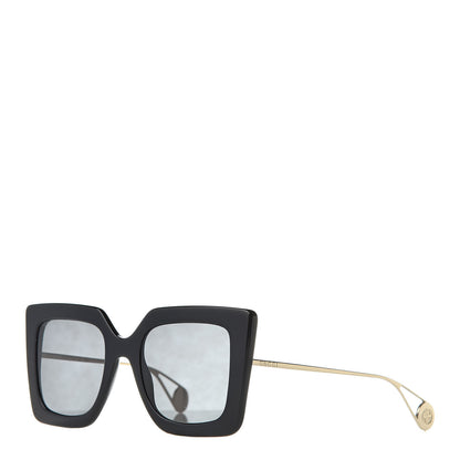 Gucci Acetate Oversize Square Frame GG0435S Sunglasses Black 1 of 8
