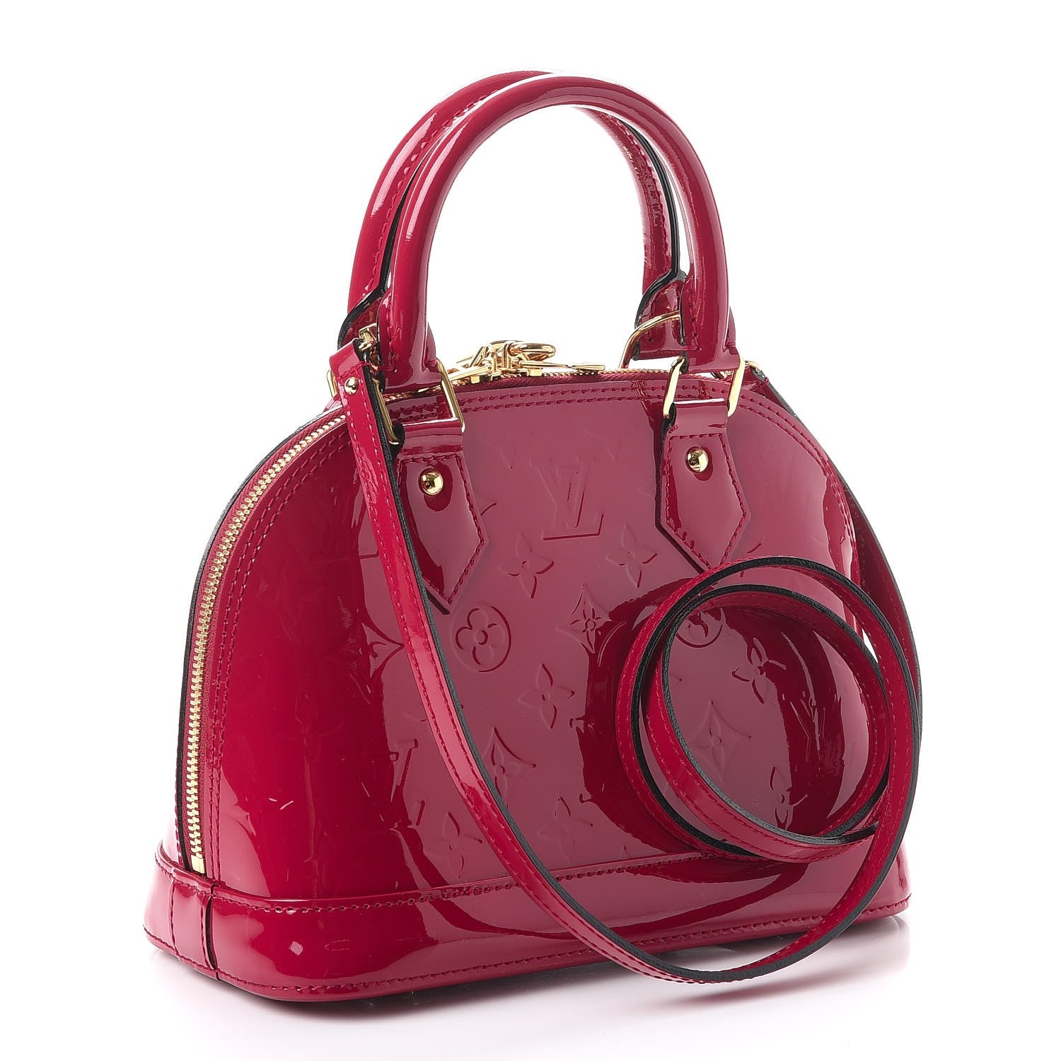 Louis Vuitton Vernis Alma BB Rose Indien 4 of 8