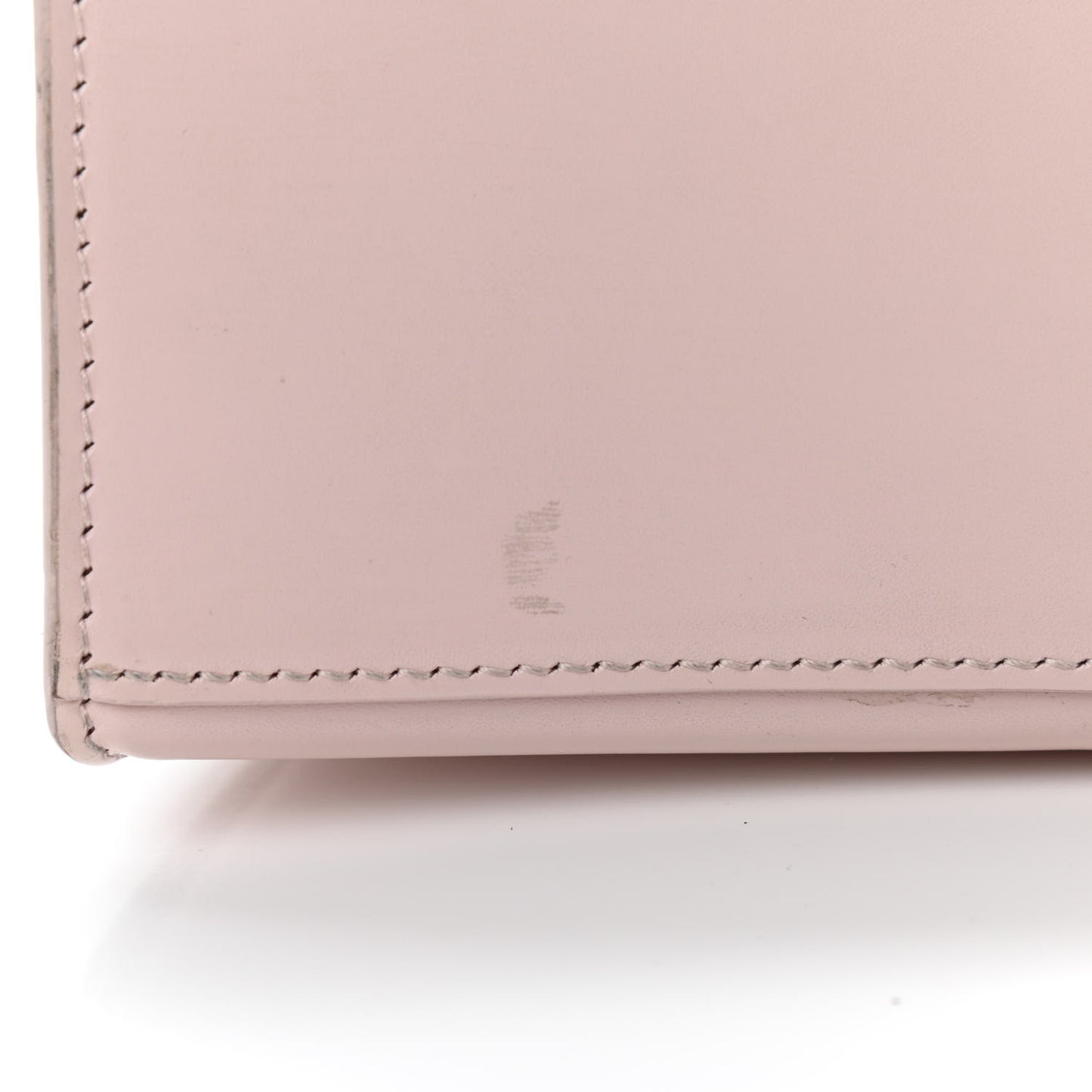 Shiny Box Calfskin Small Hourglass Top Handle Bag Light Rose