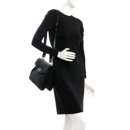 Proenza Schouler Suede Medium Hava Top Handle Bag Black 2 of 7