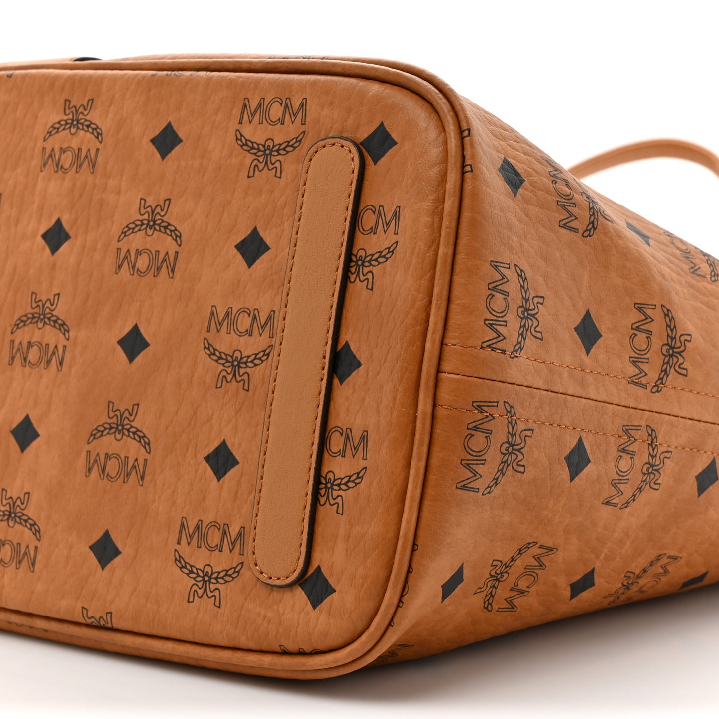 Visetos Medium Liz Reversible Shopper Tote Cognac