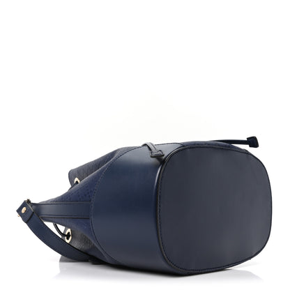 Gucci Hilary Lux Bright Diamante Medium Bucket Bag Classic Marine 4 of 10