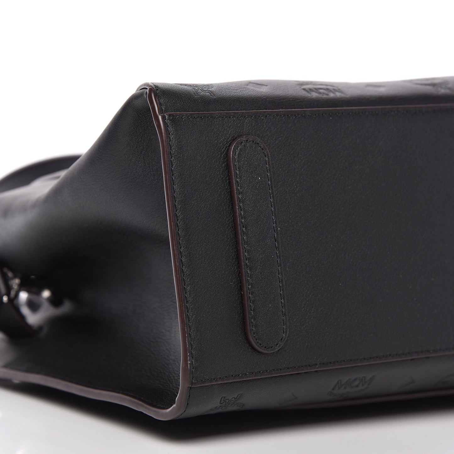 Calfskin Ottomar Monogram Medium Essential Tote Black