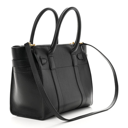 Mulberry Small Classic Grain Small Zipped Bayswater Black 3 of 9