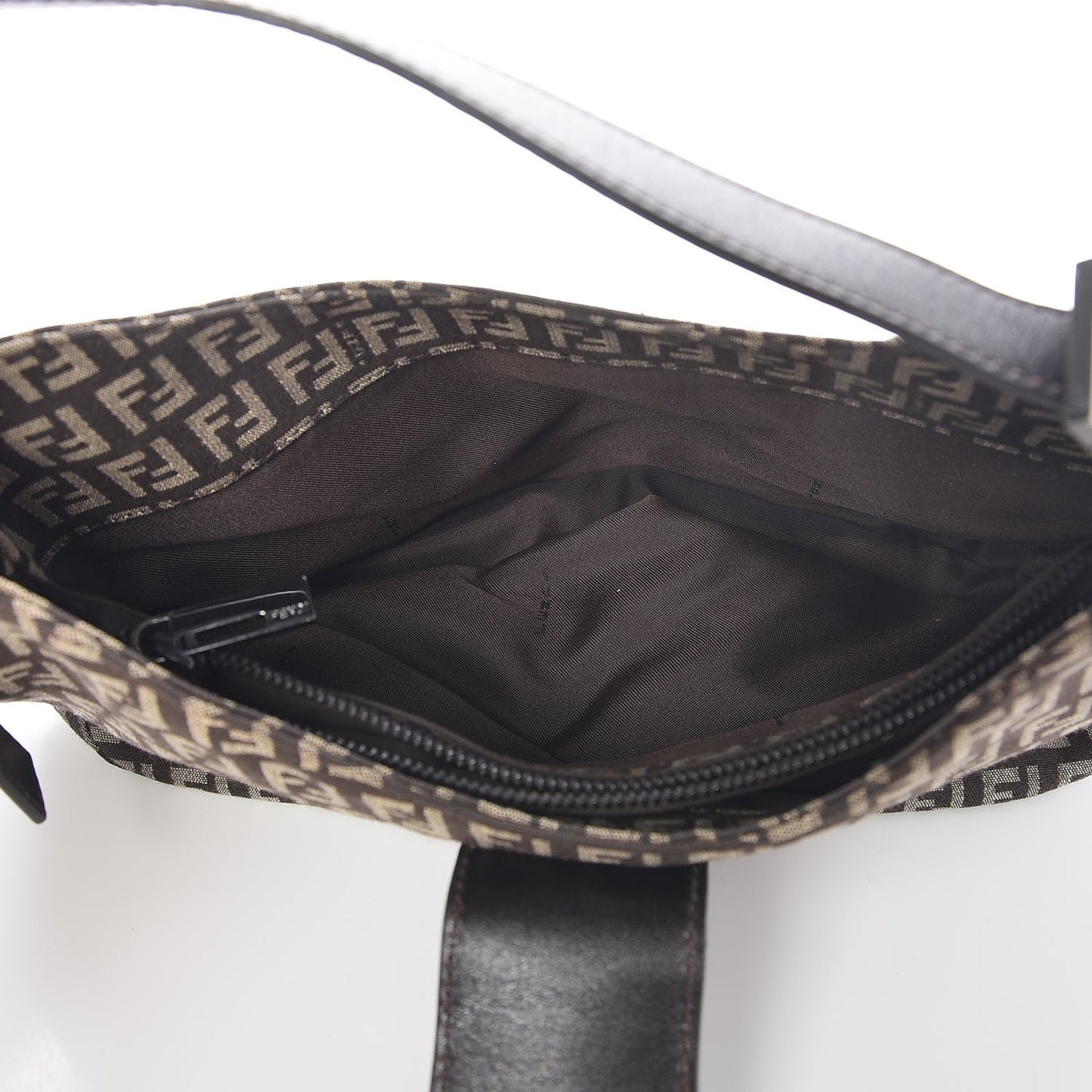 Zucchino Vitello Small Hobo Testa di Moro Beige