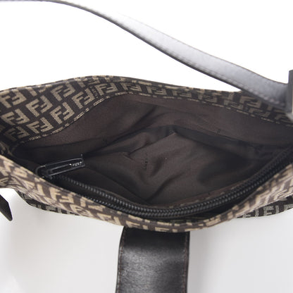 Fendi Zucchino Vitello Small Hobo Testa di Moro Beige 5 of 8