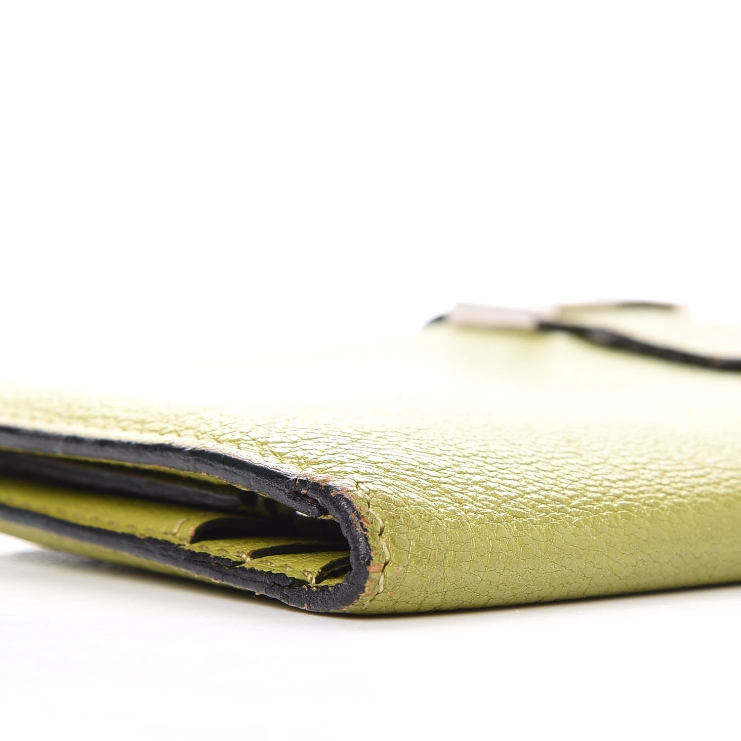 Hermes Chevre Mysore Bearn Wallet Vert Anis 12 of 18