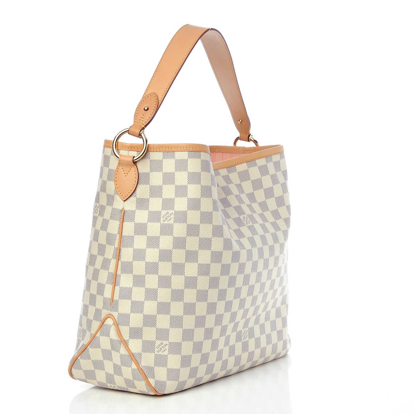 Damier Azur Delightful MM Rose Ballerine