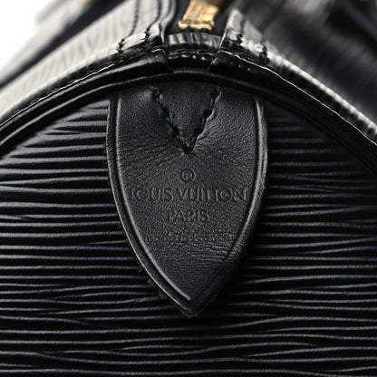Louis Vuitton Epi Speedy 40 Black 5 of 8