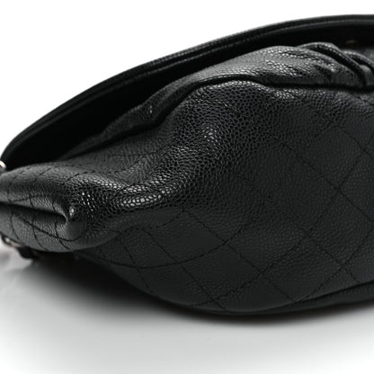 Chanel Caviar Half Moon Large Flap Black 9 of 11