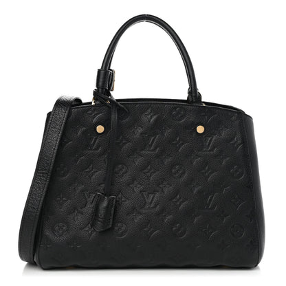 Louis Vuitton Empreinte Montaigne MM Black 1 of 10