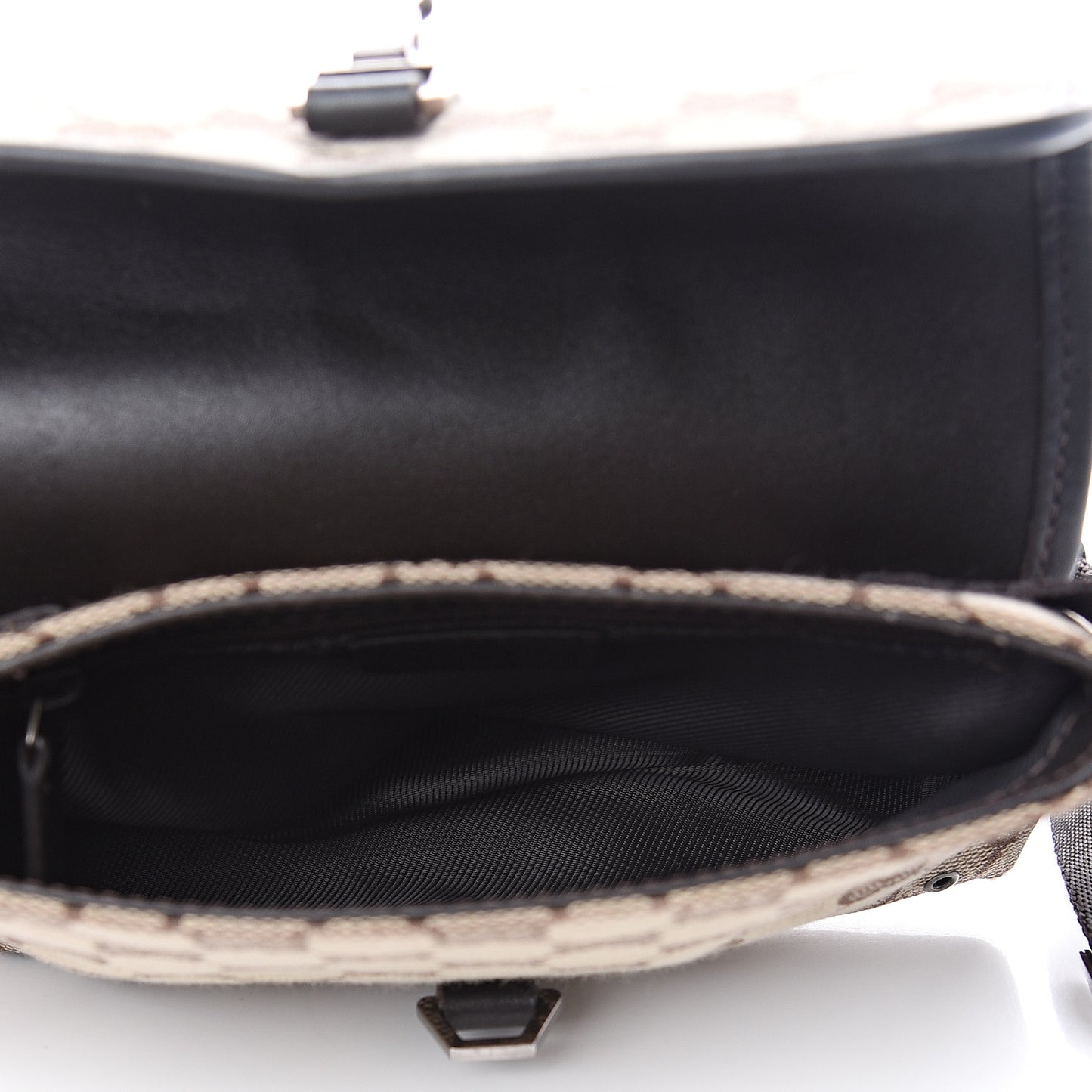 Monogram Waist Pouch Bag Dark Brown